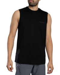 ARMANI EXCHANGE - Relaxed Fit Chest Logo Tank Top - Lyst