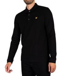 Lyle & Scott - Longsleeved Polo Shirt - Lyst