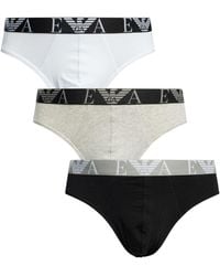 Emporio Armani - 3 Pack Briefs - Lyst