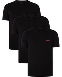 HUGO - 3 Pack Lounge Crew T-shirts - Lyst