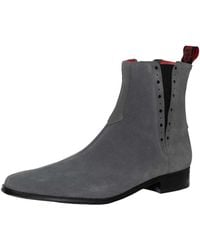 Jeffery West - Suede Chelsea Boots - Lyst