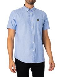 Lyle & Scott - Short Sleeved Oxford Shirt - Lyst