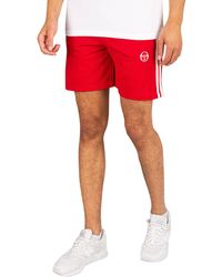 Advisory Board Crystals Cotton 123 Sweat Short in Red for Men Mens Clothing Activewear gym and workout clothes Sweatshorts 
