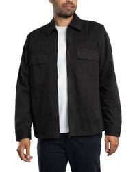 BOSS - Lorum Zip Overshirt - Lyst