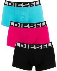 DIESEL 3 Pack Shawn Fresh & Bright Trunks - Black