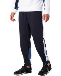 Armani Exchange Side Stripe Sweatpants - Blue