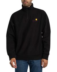 Carhartt - Half Zip American Script Zip Sweatshirt - Lyst