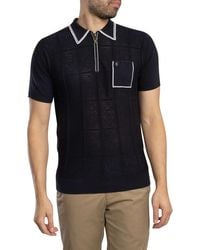 Gabicci - Marr Zip Polo Shirt - Lyst