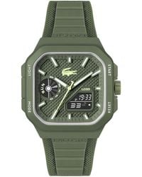 Lacoste - Lc33 Analog & Digital Square Watch - Lyst