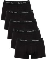 Calvin Klein - 5 Pack Low Rise Trunks - Lyst