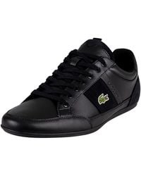 Lacoste Chaymon Bl 22 2 Cma Leather Trainers - Black