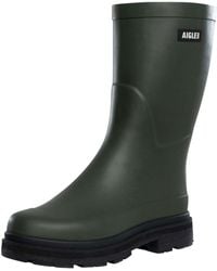 Aigle - Mid Rain Wellington Boots - Lyst