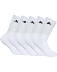 Ellesse - Alacre 5 Pack Crew Socks - Lyst