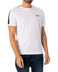 EA7 - Chest Logo T-shirt - Lyst