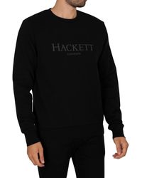 Hackett Crew Sweatshirt - Black