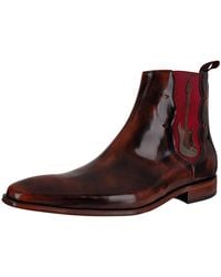 Jeffery West - Polished Leather Chelsea Boots - Lyst