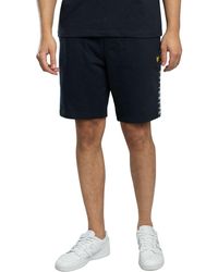 Lyle & Scott - Check Panelled Sweat Shorts - Lyst