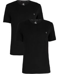 Calvin Klein 2 Pack Crew T-shirt - Black