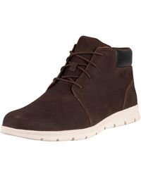 Timberland Hudston Moc Toe Chukka Boots in Brown for Men | Lyst