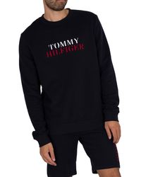 Tommy Hilfiger Lounge Graphic Sweatshirt - Blue