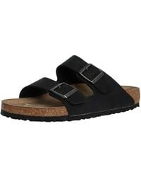 Birkenstock - Arizona Natural Leather Oiled Sandals - Lyst