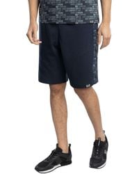 EA7 - Pattern Sweat Shorts - Lyst
