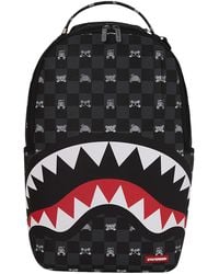 Sprayground - Peeking Characters Check Backpack - Lyst