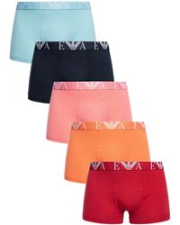 Emporio Armani - 5 Pack Trunks - Lyst