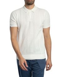 Superdry - Short Sleeved Knitted Polo Shirt - Lyst