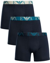 Emporio Armani - 3 Pack Boxer Briefs - Lyst
