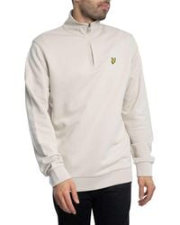 Lyle & Scott - Loopback Quarter Zip Sweatshirt - Lyst