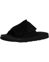 Clarks - Solsbury Suede Sliders - Lyst