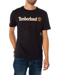 Timberland - Linear Logo T-Shirt - Lyst