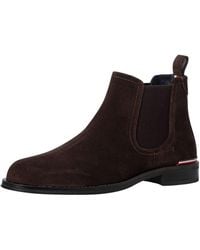 Tommy Hilfiger - Core Suede Chelsea Boots - Lyst