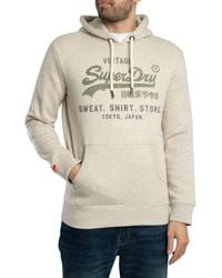 Superdry - Vintage Logo Heritage Relaxed Pullover Hoodie - Lyst