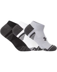 Under Armour - 3 Pack Performance Tech No Show Socks - Lyst