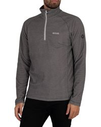 Regatta - Montes Lightweight Half Zip Mini Stripe Sweatshirt - Lyst
