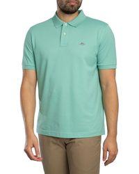 GANT - Regular Shield Pique Polo Shirt - Lyst