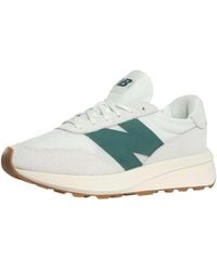 New Balance - 370 Suede Trainers - Lyst