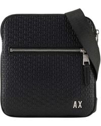 ARMANI EXCHANGE - Textured Crossbody Bag - Lyst