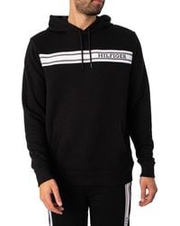 Tommy Hilfiger - Lounge Brand Line Pullover Hoodie - Lyst