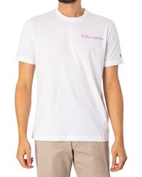 Champion Comfort Back Graphic T-shirt - White