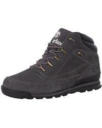 Timberland - Euro Rock Mid Hiker Leather Boots - Lyst