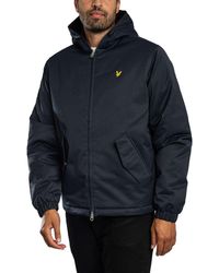 Lyle & Scott - Padded Hooded Zip Through Jacket - Lyst