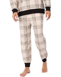 Calvin Klein Plaid Pajama Bottoms - Black