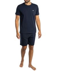 Emporio Armani - Short Sleeved Pyjama Set - Lyst