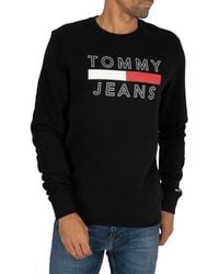 Tommy Hilfiger Essential Graphic Sweatshirt - Black