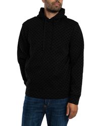 ARMANI EXCHANGE - Pattern Logo Pullover Hoodie - Lyst