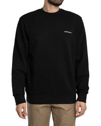 Carhartt - Script Embroidery Sweatshirt - Lyst