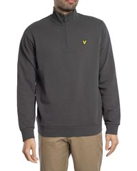 Lyle & Scott - Loopback Quarter Zip Sweatshirt - Lyst